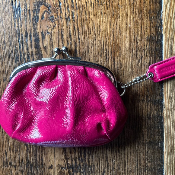 Coach Handbags - Coach patent kiss lock coin purse